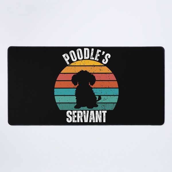 Item preview, Poodle's Servant – Funny Toy Poodle Vintage Sunset Silhouette Design designed and sold by Fredster1966.