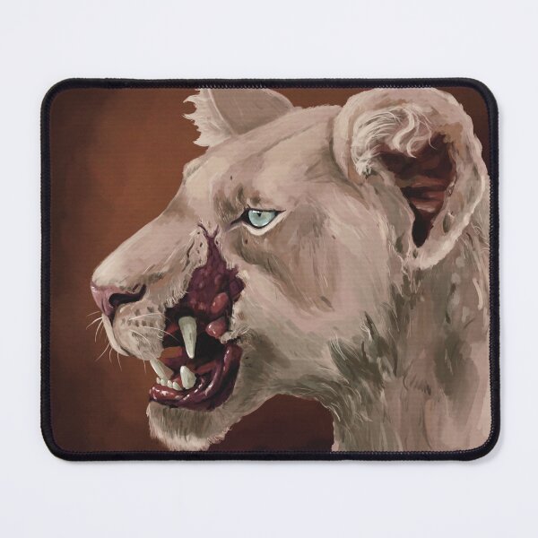 Item preview, Nakinya, torn lion cub digital painting designed and sold by RootSpellStudio.