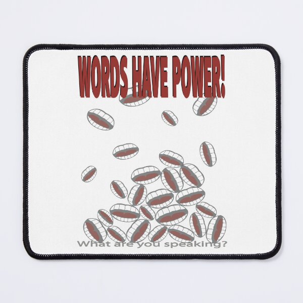 Item preview, WORDS HAVE POWER designed and sold by CreationzByPixi.
