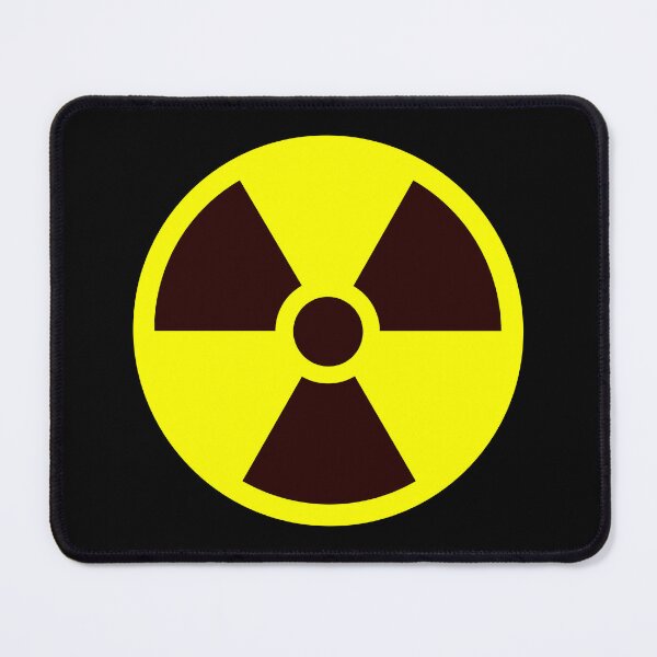 Item preview, Black Trefoil on Yellow Background designed and sold by The-Inner-Light.
