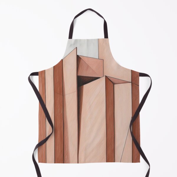 Item preview, Modern Terracotta Geometry with Vertical Forms designed and sold by Harmonic_Layers.