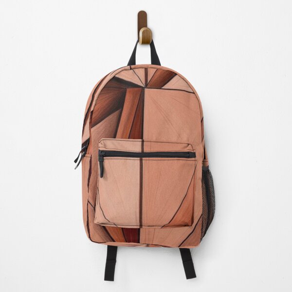 Item preview, Abstract Terracotta Geometry with Angular Panels designed and sold by Harmonic_Layers.