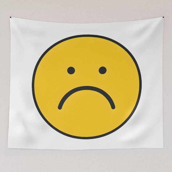 Item preview, Sad Emoji Yellow Face Artwork designed and sold by Graffiti-Space.