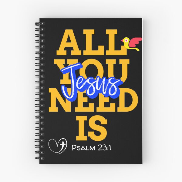 Item preview,   All I Need Is, Jesus, Psalm 23:1 designed and sold by Scripture66.