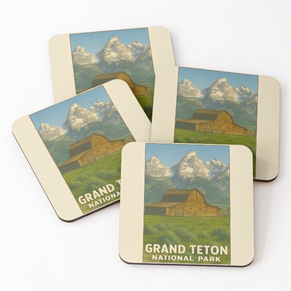 Item preview, Grand Teton National Park Vintage Barn designed and sold by Wander Designs.