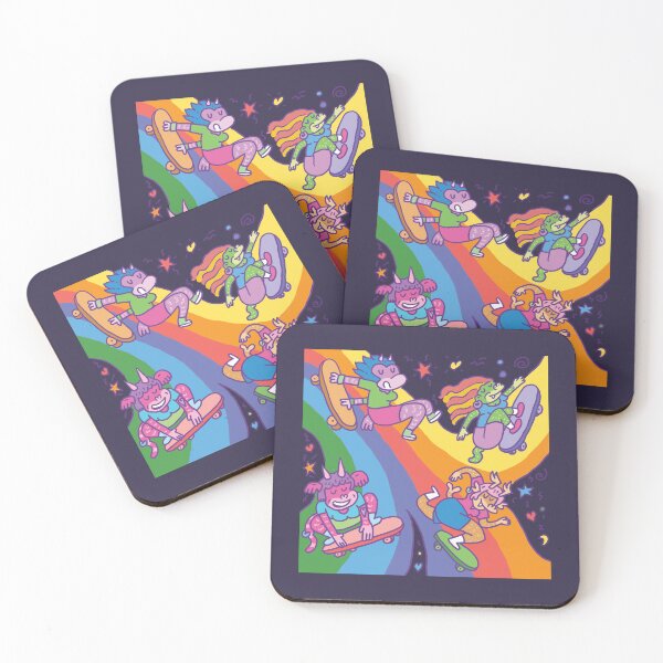 Item preview, Rainbow Skaters designed and sold by robotfunmonster!.