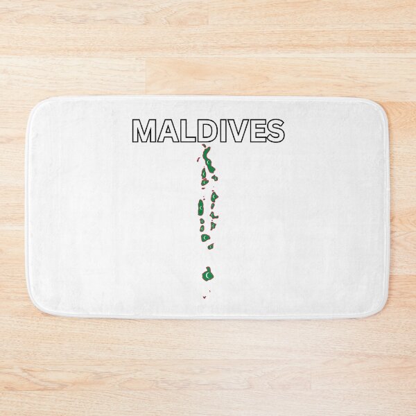 Item preview, Maldives Flag Map designed and sold by atomstartup.