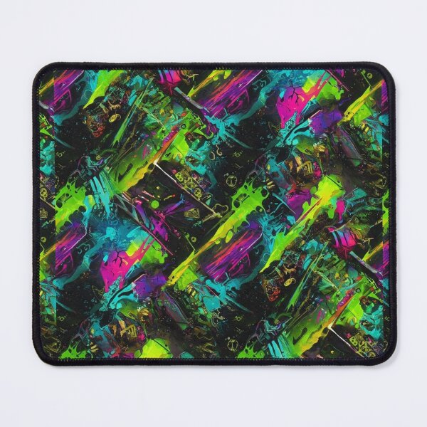 Item preview, Electric Flow Neon Pattern designed and sold by VaniCoDesigns.