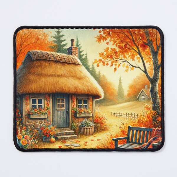 Item preview, Autumn Cottagecore Escape – Pumpkin Path & Cozy Vibes designed and sold by ArtFreshStudio.