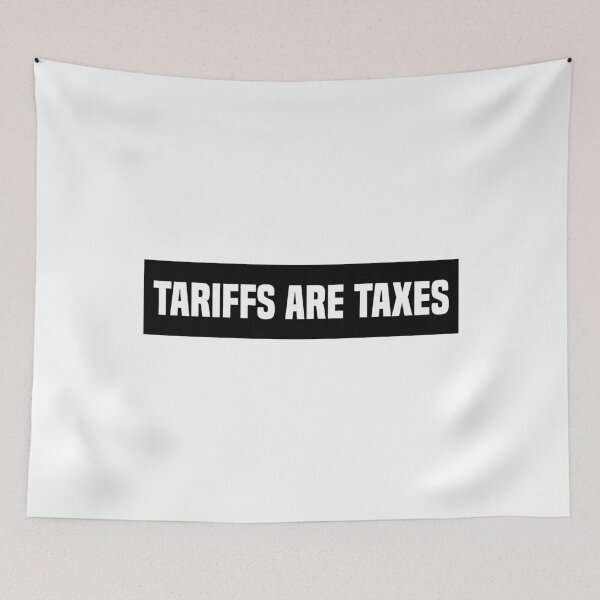Item preview, Tariffs Are Taxes - Anti Trump Oligarchy designed and sold by PixVib.
