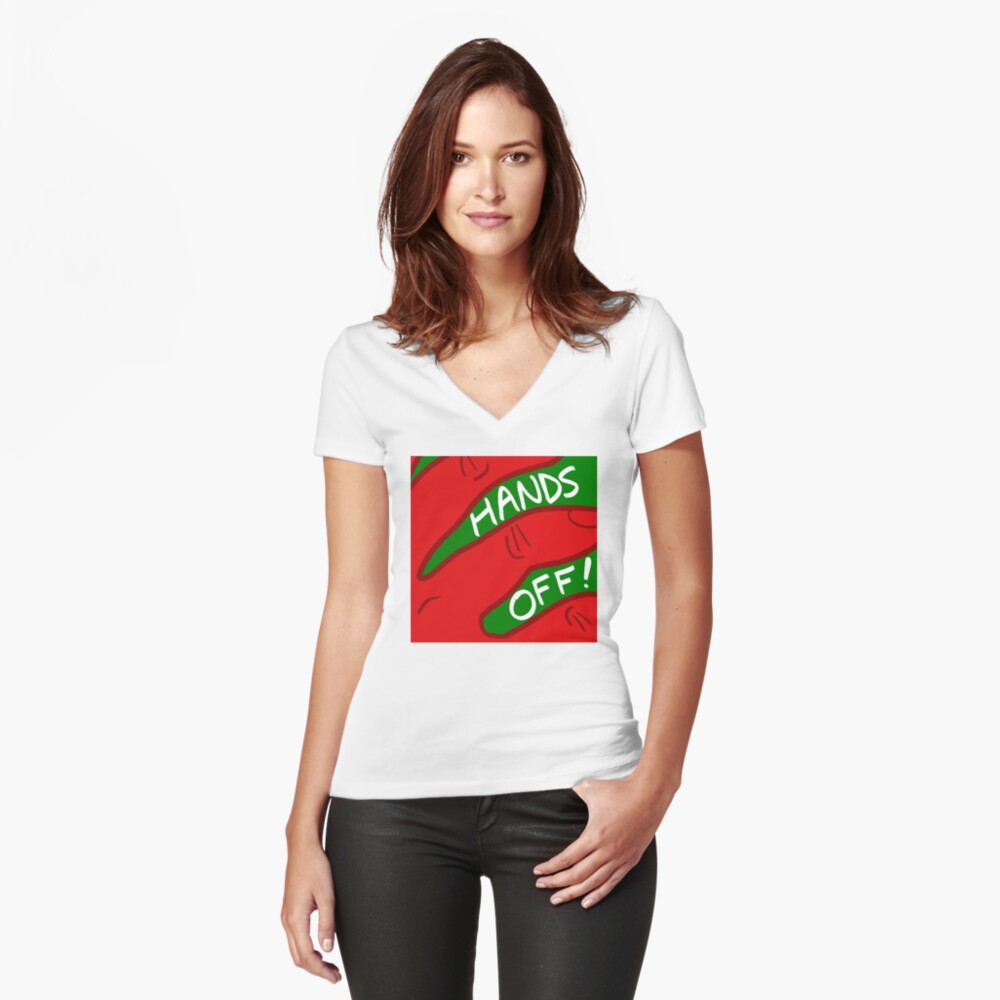 Item preview, Fitted V-Neck T-Shirt designed and sold by frasierkt.