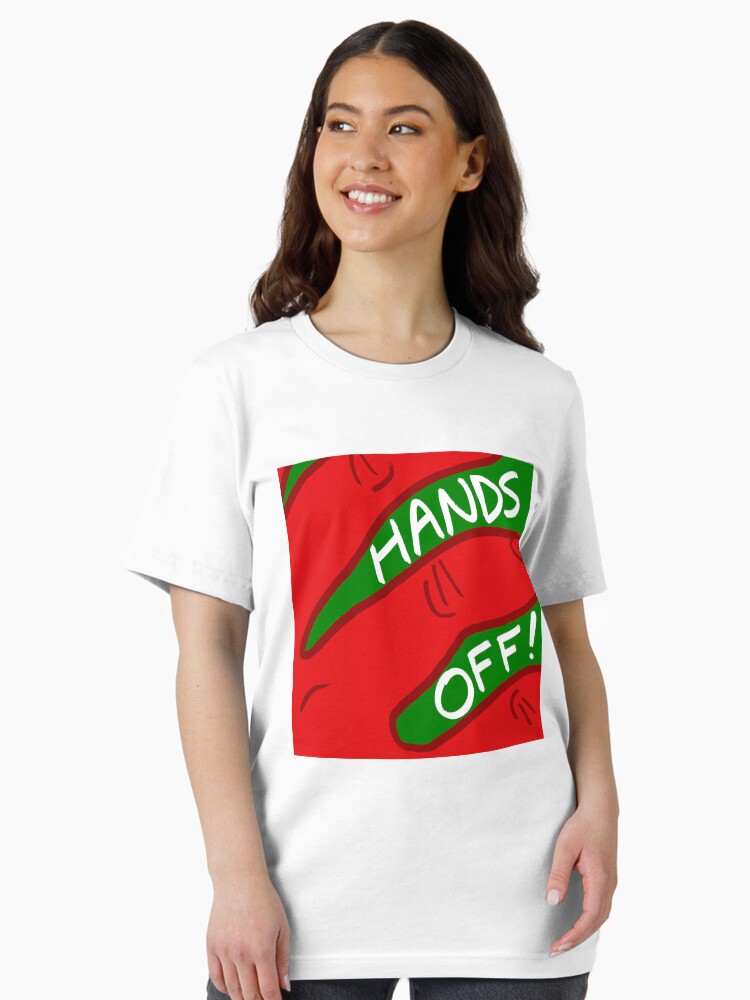 Thumbnail 2 of 7, Essential T-Shirt, "Hands Off!" designed and sold by frasierkt.
