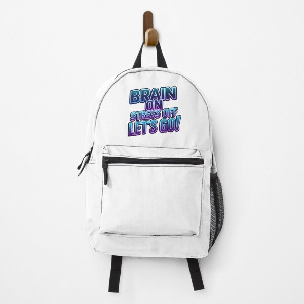 Item preview, Brain On, Stress Off, Let’s Go – Motivational Testing Day  designed and sold by CuteDesignables.