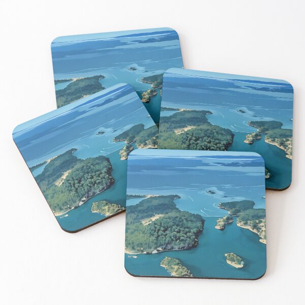 Item preview, Deception Pass Puget Sound (Graphic) designed and sold by flyscenicair.