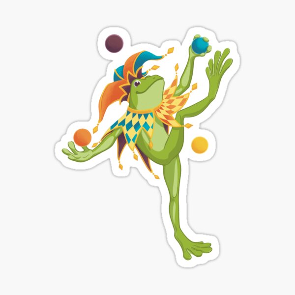 Artikel-Vorschau von Frogequin (Frosch-Harlekin), designt und verkauft von HannahWDesigns.