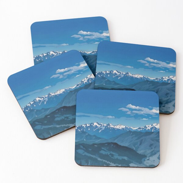Item preview, Scenic Olympic Mountains (Graphic) designed and sold by flyscenicair.