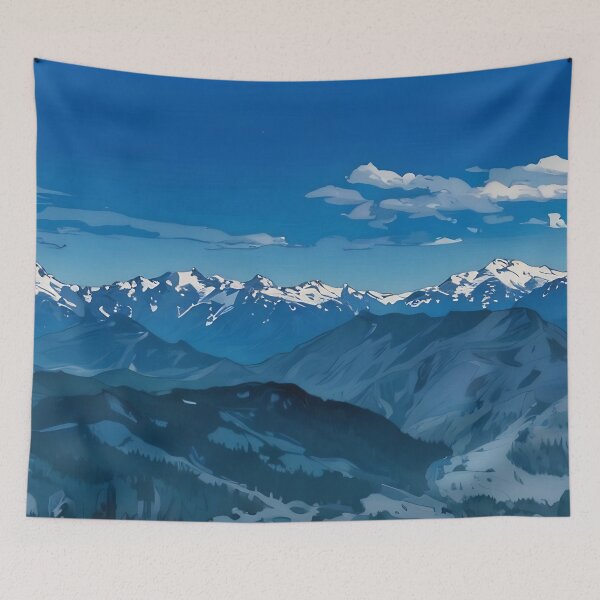 Item preview, Scenic Olympic Mountains (Graphic) designed and sold by flyscenicair.