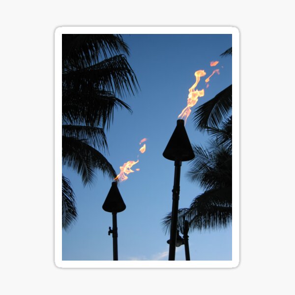 Item preview, Tiki Torches at Dusk designed and sold by SBVillard.
