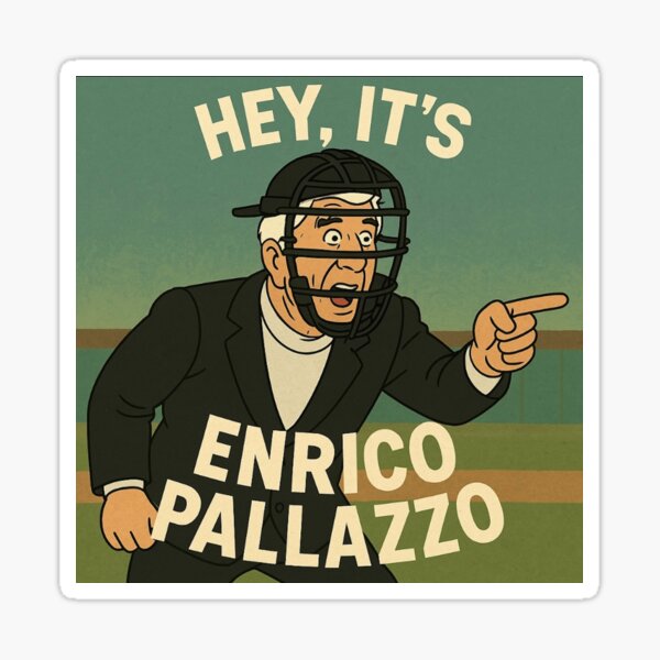 Naked Gun "Hey, it's Enrico Pallazzo" animated Leslie Nielsen / Frank Drebin Sticker