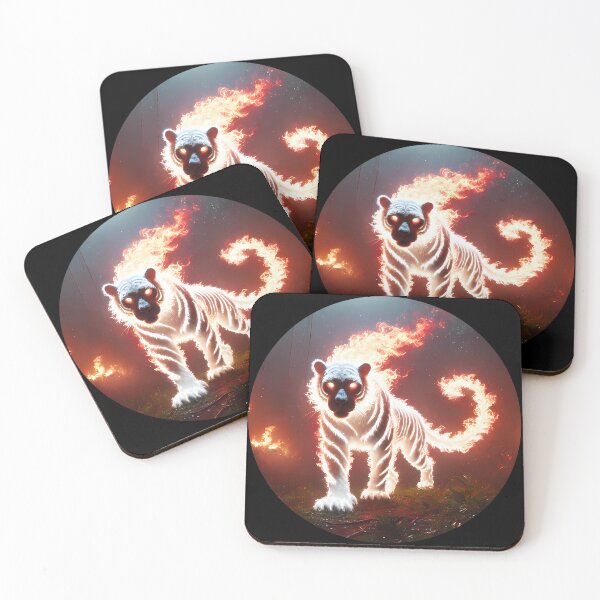 Item preview, Fire Panther in the Flaming Forest designed and sold by Astralia.
