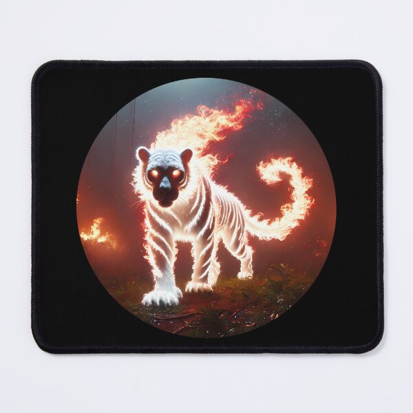Item preview, Fire Panther in the Flaming Forest designed and sold by Astralia.