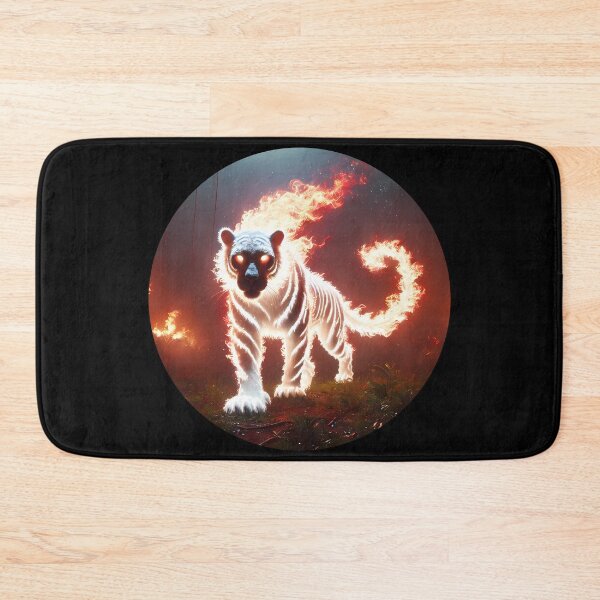 Item preview, Fire Panther in the Flaming Forest designed and sold by Astralia.