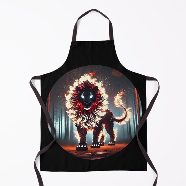 Item preview, Fire Lion in the Flaming Forest designed and sold by Astralia.