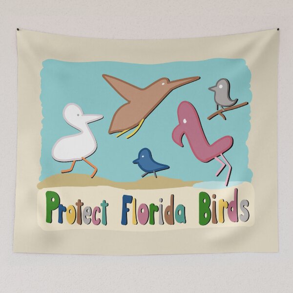 Item preview, Protect Florida Birds designed and sold by Sparkleweather.