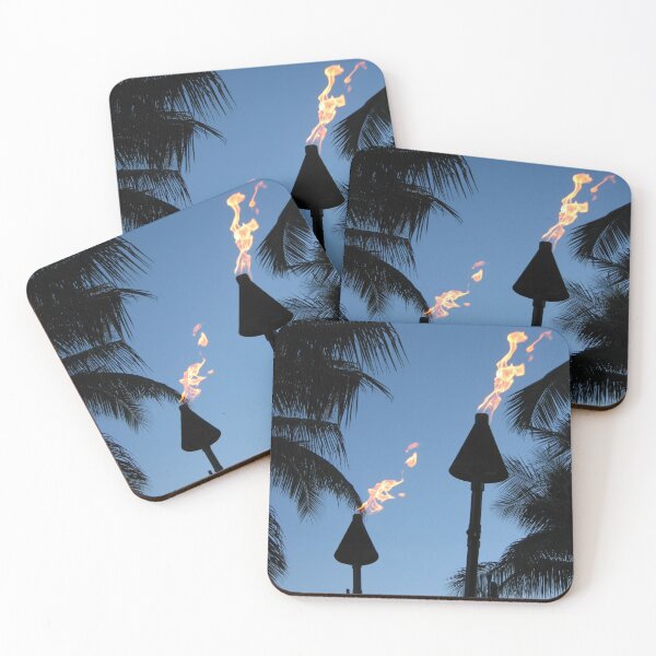 Item preview, Tiki Torches at Dusk designed and sold by SBVillard.