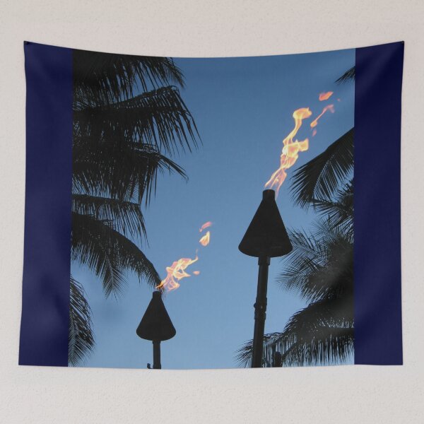 Item preview, Tiki Torches at Dusk designed and sold by SBVillard.