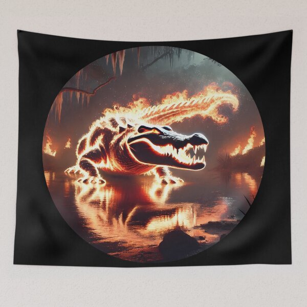 Item preview, Fire Crocodile, Guardian of the Flames designed and sold by Astralia.