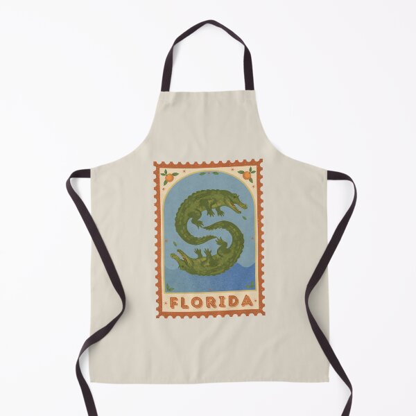 Item preview, Florida Vintage Stamp Alligator Artwork designed and sold by arowh.