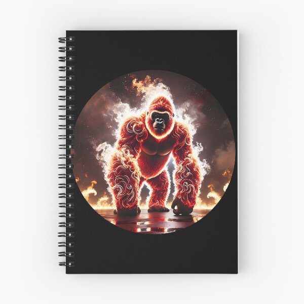 Item preview, Fire Gorilla in the Burning Jungle designed and sold by Astralia.
