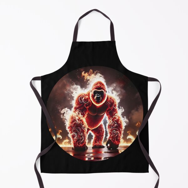 Item preview, Fire Gorilla in the Burning Jungle designed and sold by Astralia.