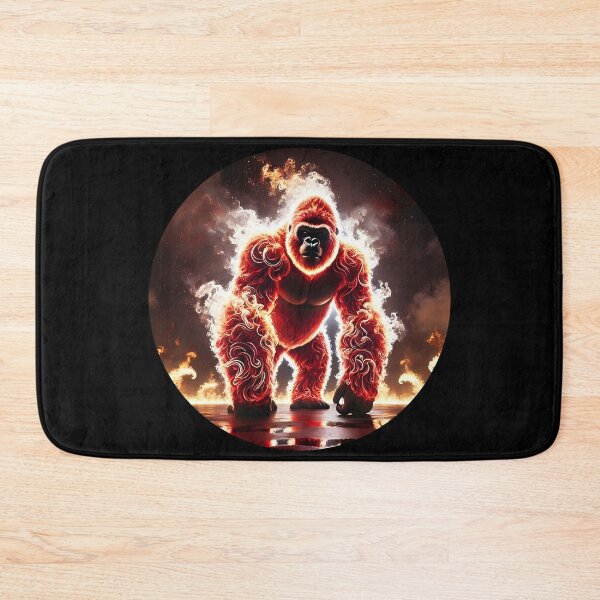 Item preview, Fire Gorilla in the Burning Jungle designed and sold by Astralia.