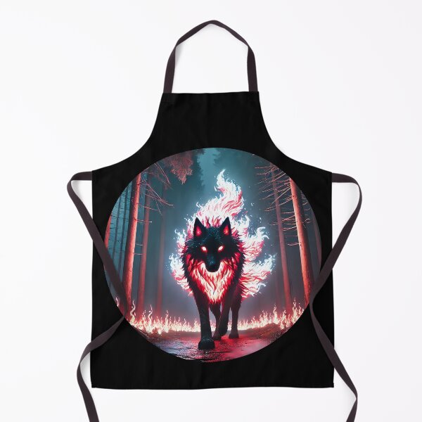 Item preview, Fire Wolf in the Burning Night designed and sold by Astralia.