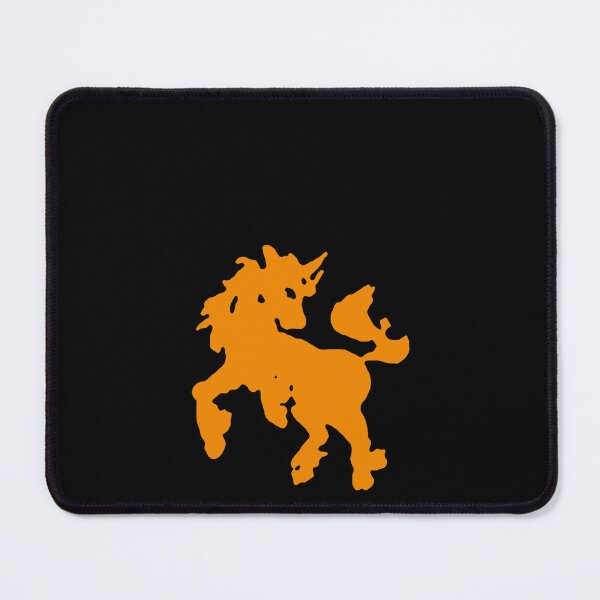 Item preview, Charm Orange Unicorn Pop Art designed and sold by aestheticqueen.