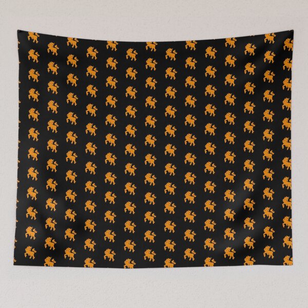 Item preview, Charm Orange Unicorn Pop Art designed and sold by aestheticqueen.