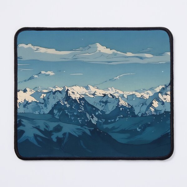 Item preview, Cascade Mountains Winter (Graphic) designed and sold by flyscenicair.