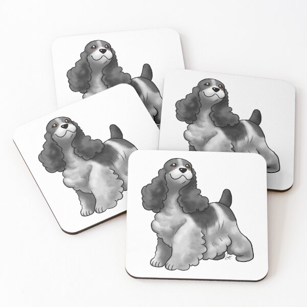 Item preview, Dog - Cocker Spaniel - Black and White designed and sold by Jennifer Stolzer.