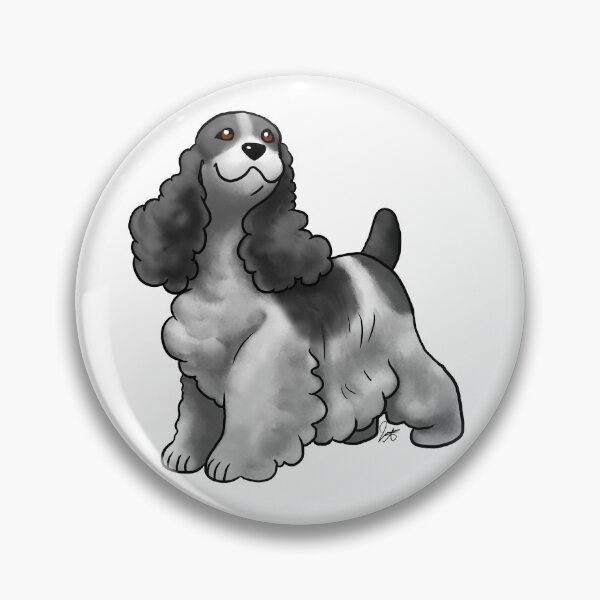 Item preview, Dog - Cocker Spaniel - Black and White designed and sold by Jennifer Stolzer.