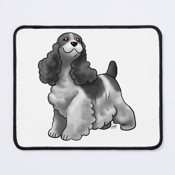 Item preview, Dog - Cocker Spaniel - Black and White designed and sold by Jennifer Stolzer.
