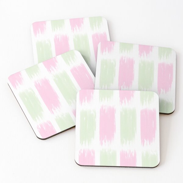 Item preview, Abstract Brush Strokes in Pink and Light Green designed and sold by JulzPink.