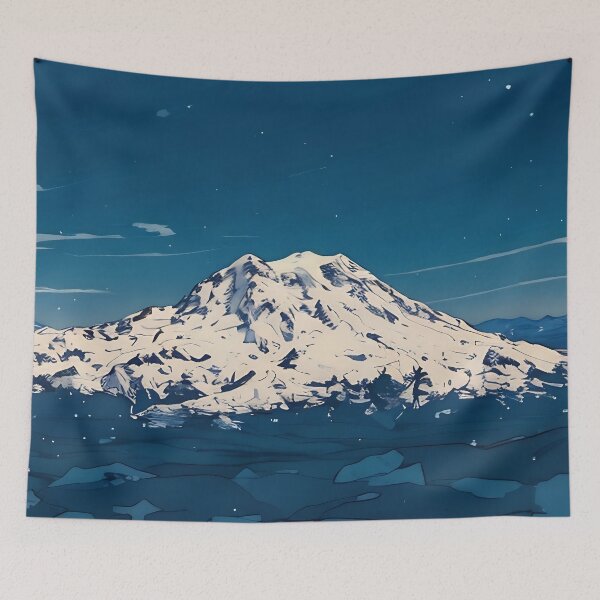 Item preview, Mount Rainier (Graphic) designed and sold by flyscenicair.