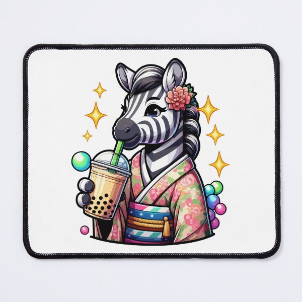 Item preview, Zebra Bubble Boba Tea Anime Cute Kawaii designed and sold by Artistoos.