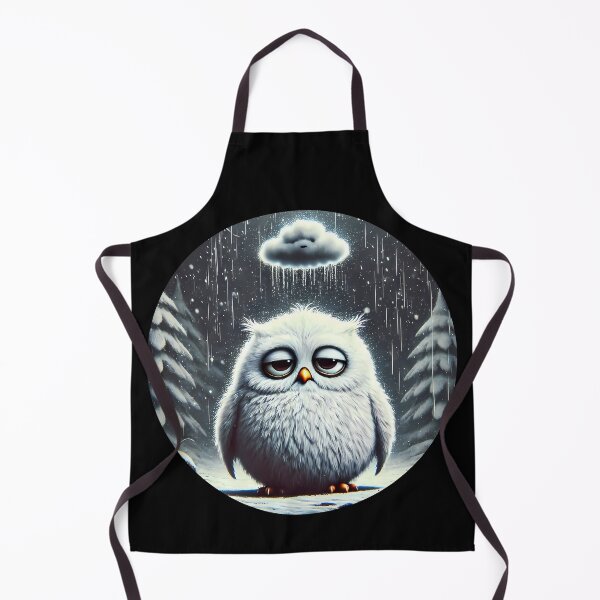 Item preview, Sad Owl in the Freezing Rain designed and sold by Astralia.