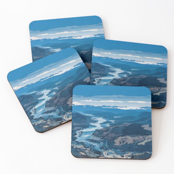 Item preview, Mount Saint Helens River Valley (Graphic) designed and sold by flyscenicair.