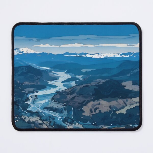Item preview, Mount Saint Helens River Valley (Graphic) designed and sold by flyscenicair.