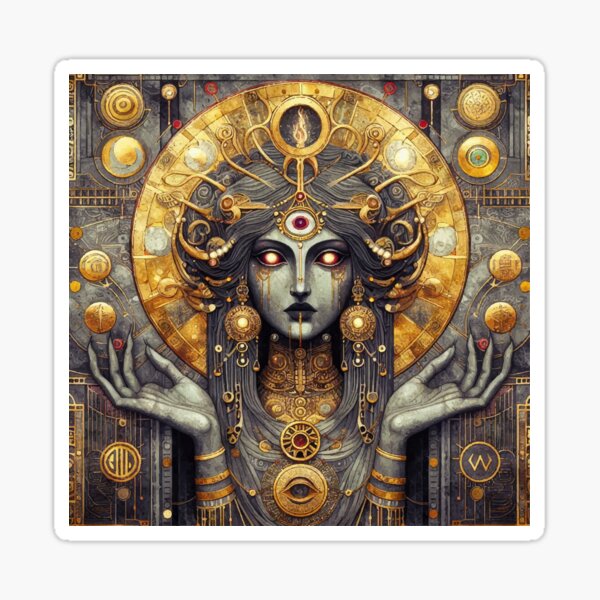 Vista previa del artículo con la obra «Isis», diseñado y vendido por El Ojo de Lilith.