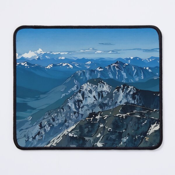 Artikelvorschau, Fantastischer Blick auf die Cascade Mountains (Grafik) entworfen und verkauft von flyscenicair.